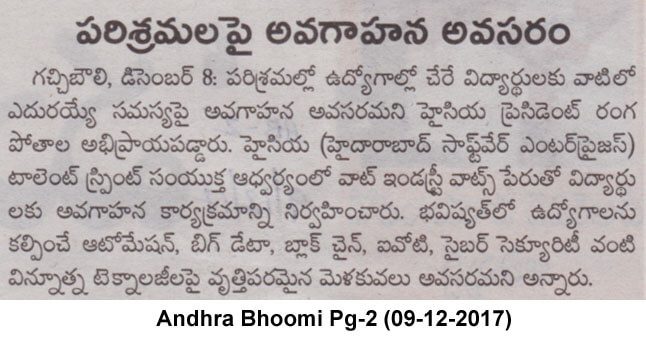 HYSEA and TalentSprint partner