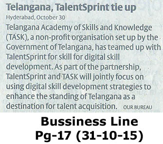 TalentSprint to skill graduates across ten districts of Telangana