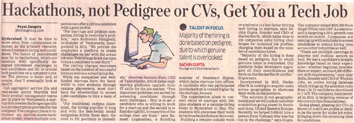 Hackathons, not Pedigree or CVs, Get You a Tech Job