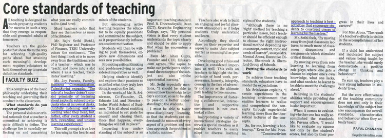 Core Standards of Teaching