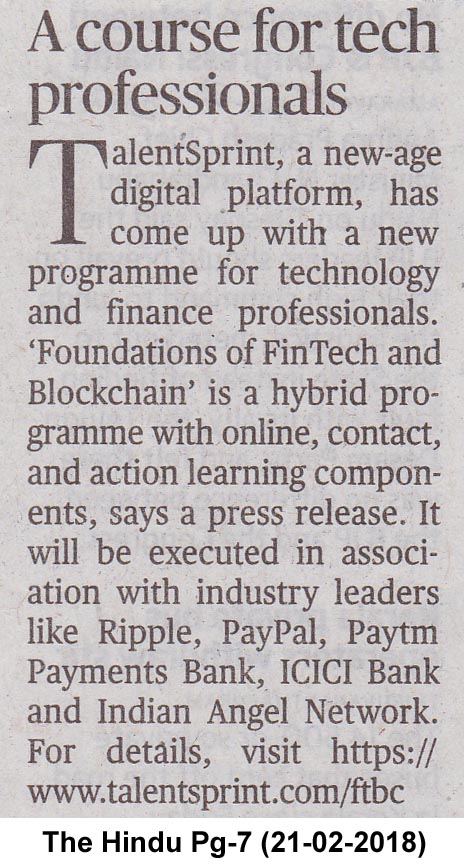 A Course For Tech Professionals