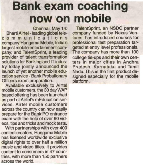 Bank Exam coaching now on Mobile