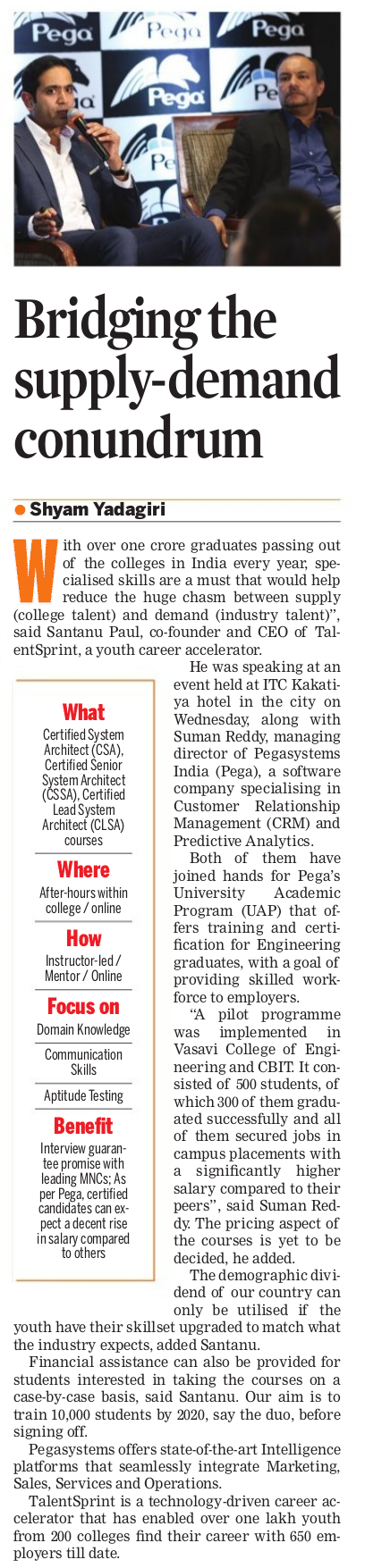 Bridging the supply-demand conundrum